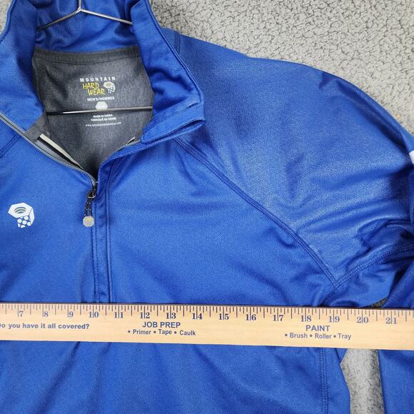 Mountain Hardwear Windstopper Softshell Jacket Mens Medium Blue Gray Hiking Used - Picture 4 of 9